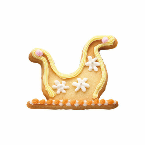 Tiger Crown Cookie Cutter Sleigh 18-8 Stainless Steel 1944