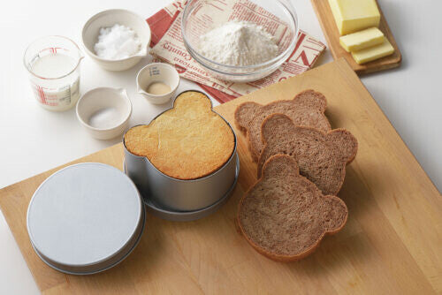 Tiger Crown Bear Shaped Shokupan Bread Loaf Pan 1 Loaf 2416