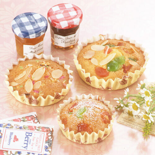 Tiger Crown Fleur Round Baking Cups Paper Large 3471