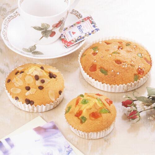 Tiger Crown Madeleine Round Baking Cups Paper Large 3478