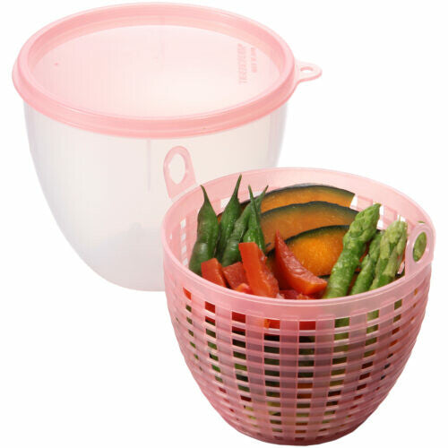 Tiger Crown Microwave Steamer Small Pink 3566