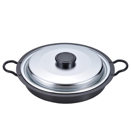 Wahei Freiz Induction Yakiniku and Gyoza Grill Pan 26cm with Lid EM-077