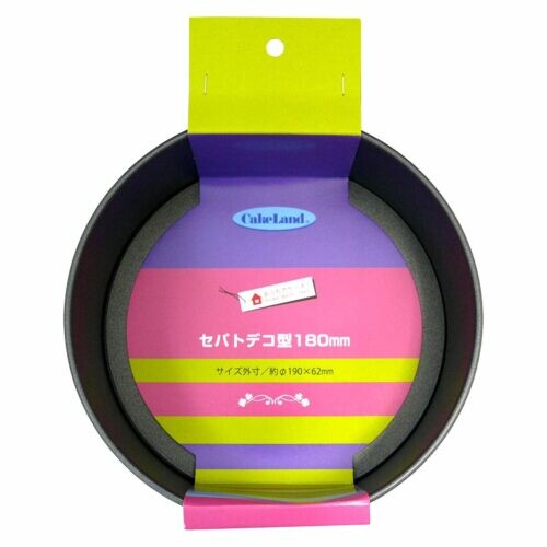Tiger Crown G. Round Cake Pan with Removable Bottom 180mm 3805