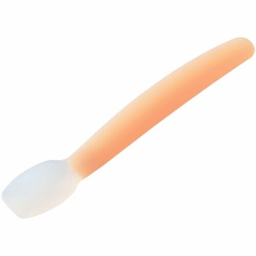 Tiger Crown Mogumogu Soft Silicone Baby Spoon Orange 4406