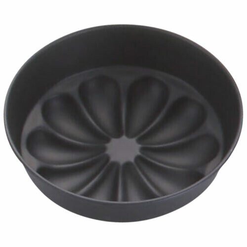 Tiger Crown Flower Cake Pan 16.5cm Black 5036