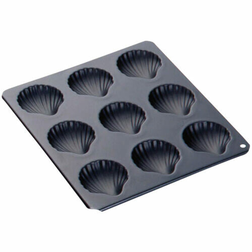 Tiger Crown Madeleine Pan 9 Cavity Black 5046