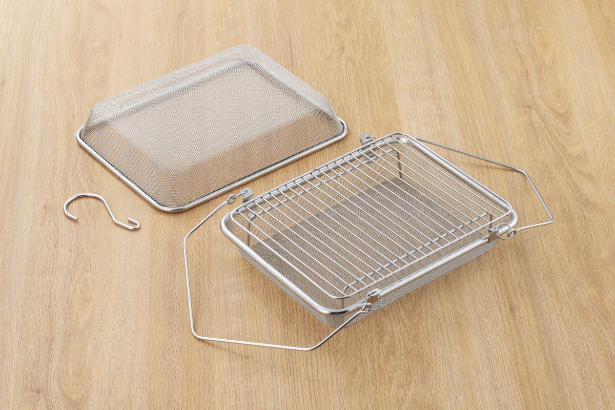 Yoshikawa Stainless Square Drying Rack 2-Tier YJ3860
