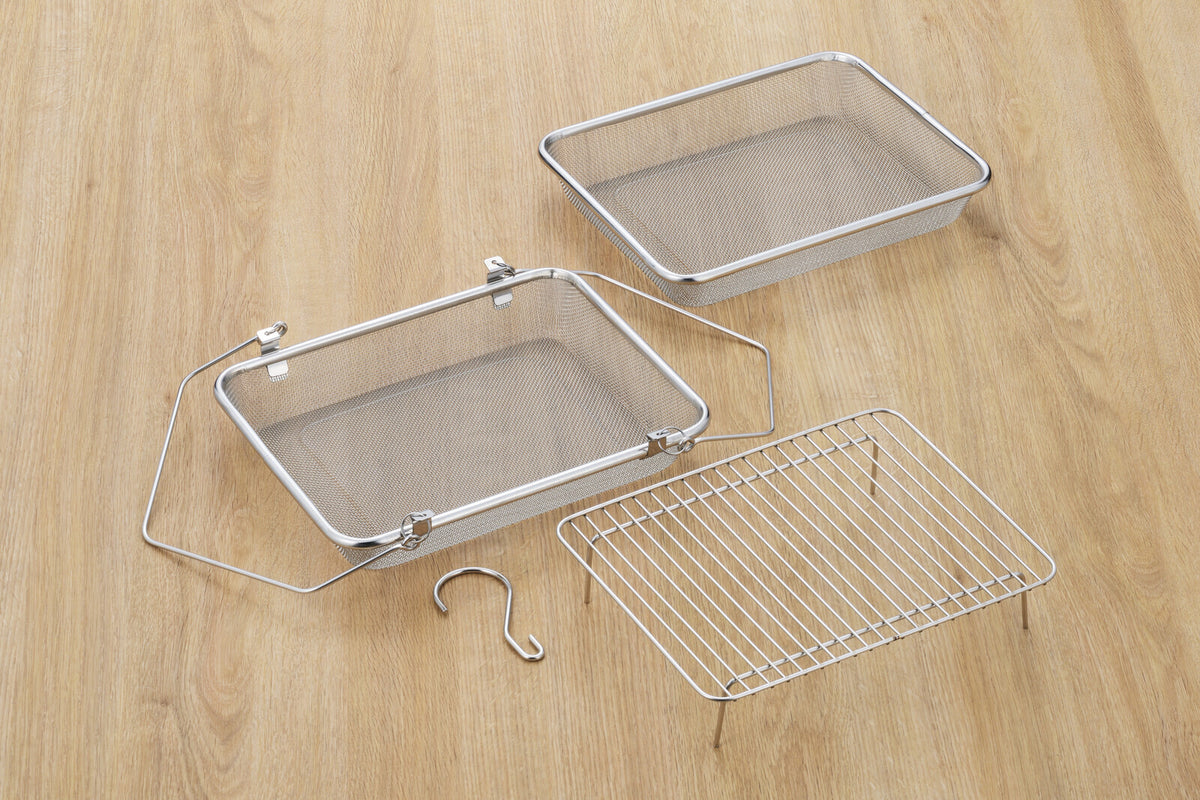 Yoshikawa Stainless Square Drying Rack 2-Tier YJ3860