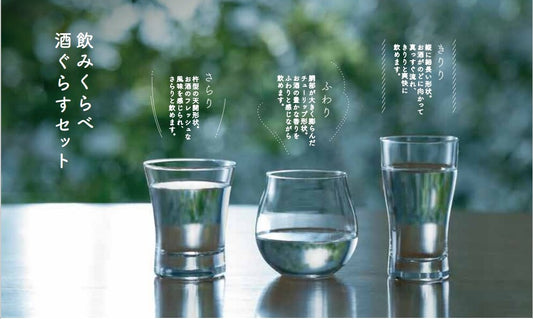 Toyo-Sasaki Glass Sake Tasting Glass Set