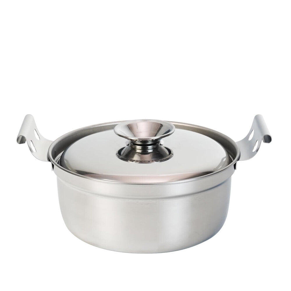 Wahei Freiz Korean Stainless Steel Deep Pot with Lid 14cm Induction RB-3359