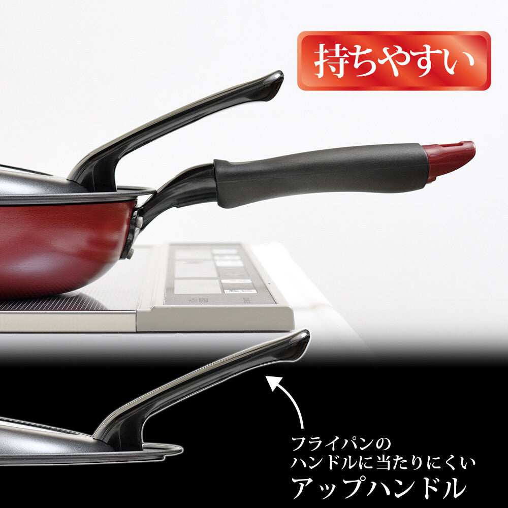 Wahei Freiz Lean's 2 Frying Pan Lid with Window 24-28cm RE-7369