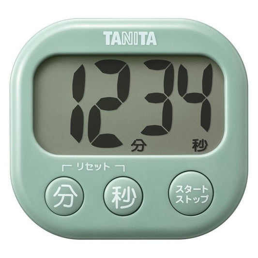 Tanita Large Display Kitchen Timer Sage Green TD-429