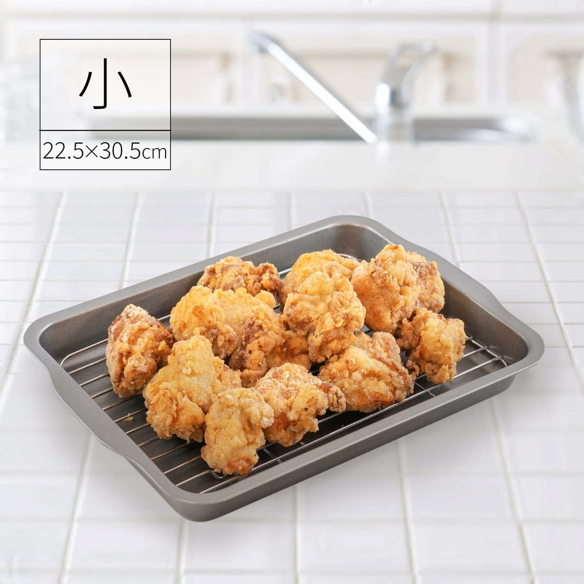 Wahei Freiz Sector2 Tempura Tray with Wire Rack Large RD-0095