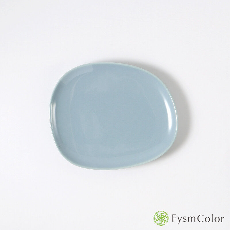 Hakusan Porcelain Petra Side Plate Gray Size M Hasami Ware