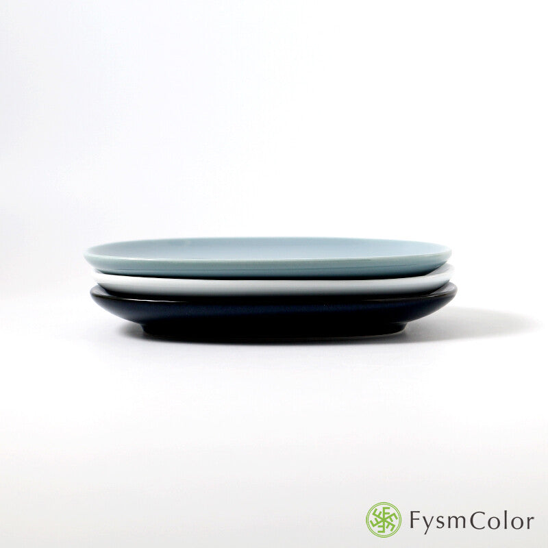 Hakusan Porcelain Petra Side Plate Navy Size M Hasami Ware