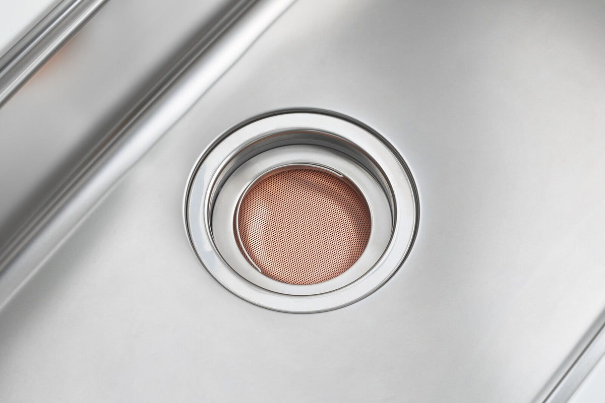 Yoshikawa Copper Punched Sink Drain Strainer 2014070