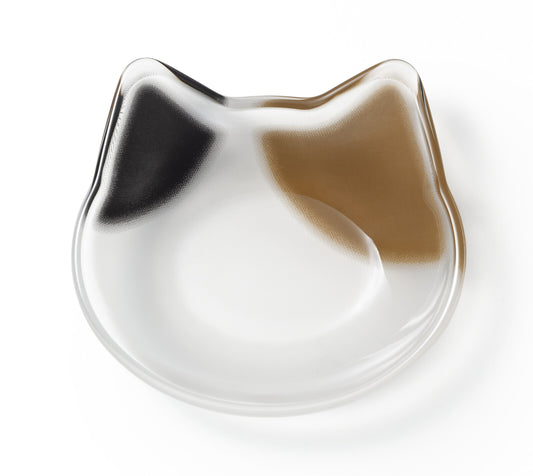Aderia Coconeco Cat Bean Plate Mike Glass 6831