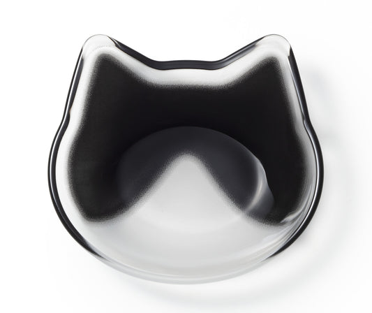 Aderia Coconeco Cat Bean Plate Hachiware Glass 6833
