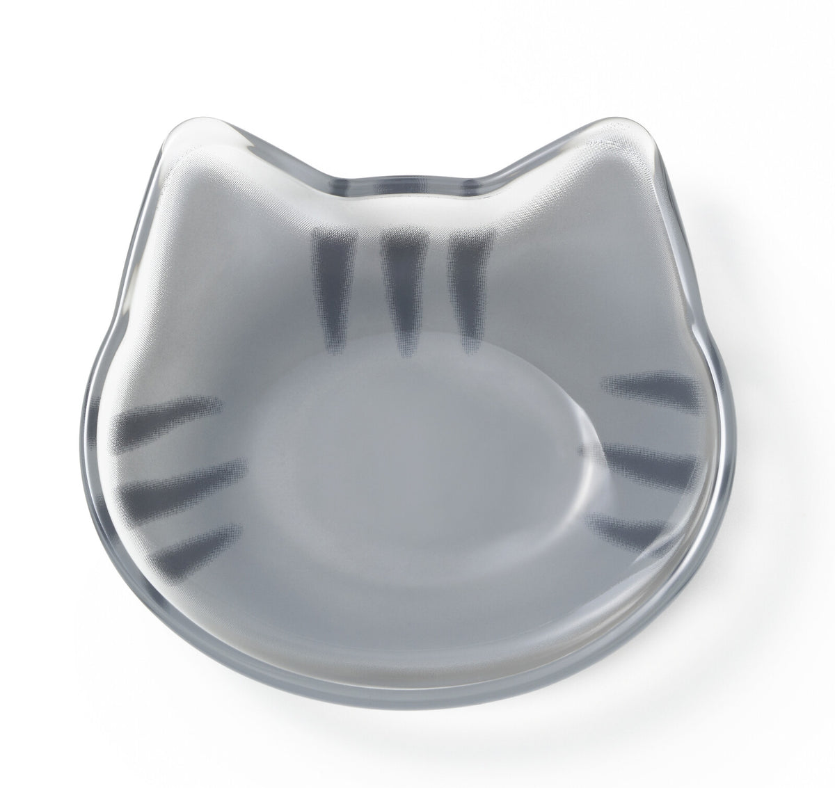 Aderia Coconeco Cat Glass Small Plate Mackerel Tabby 6834