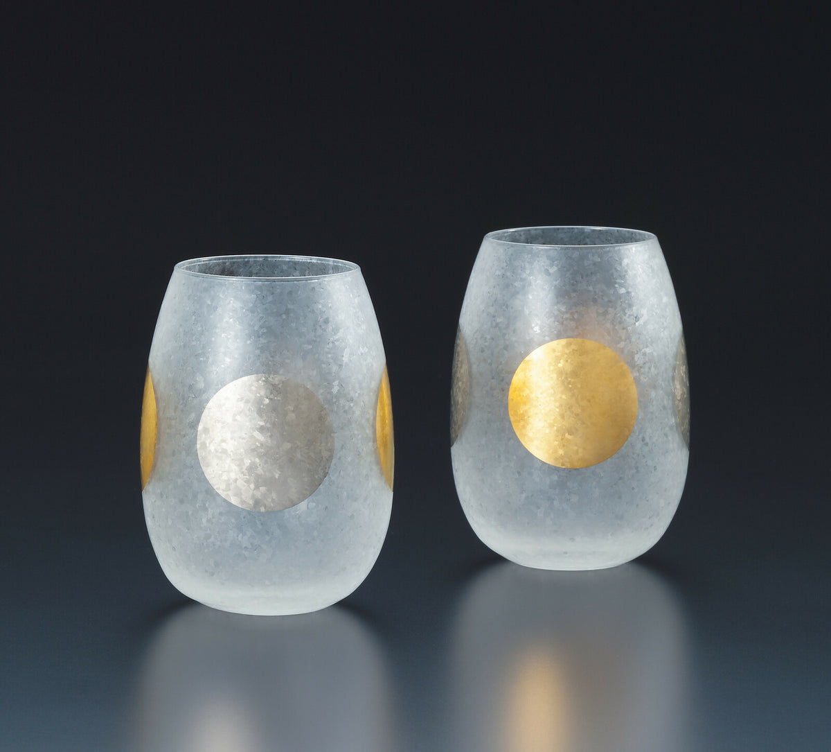 Aderia Sun and Moon Tumbler Pair Set S-6254