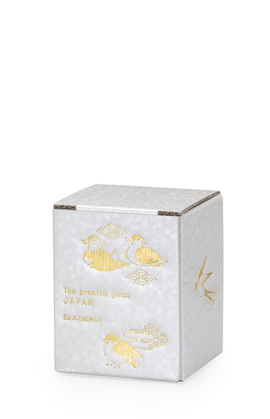 Aderia Premium Nippon Taste Sake Glass Sparrow and Nandina 6838