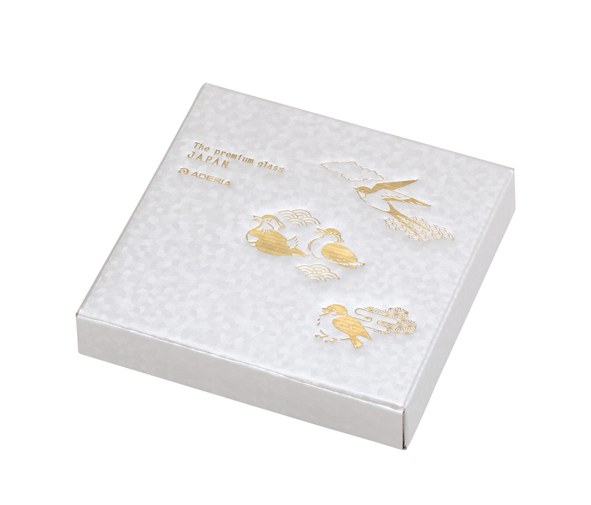 Aderia Round Plate Sparrow and Nanten Auspicious Birds 6844