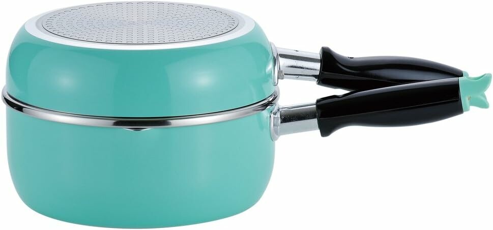 Wahei Freiz Induction Yukihira Pot and Frying Pan 18cm Green CM-9629