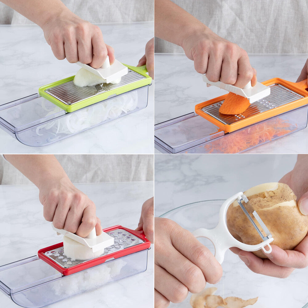 Wahei Freiz Vitamin Island Stainless Mandoline Slicer Set ME-7290