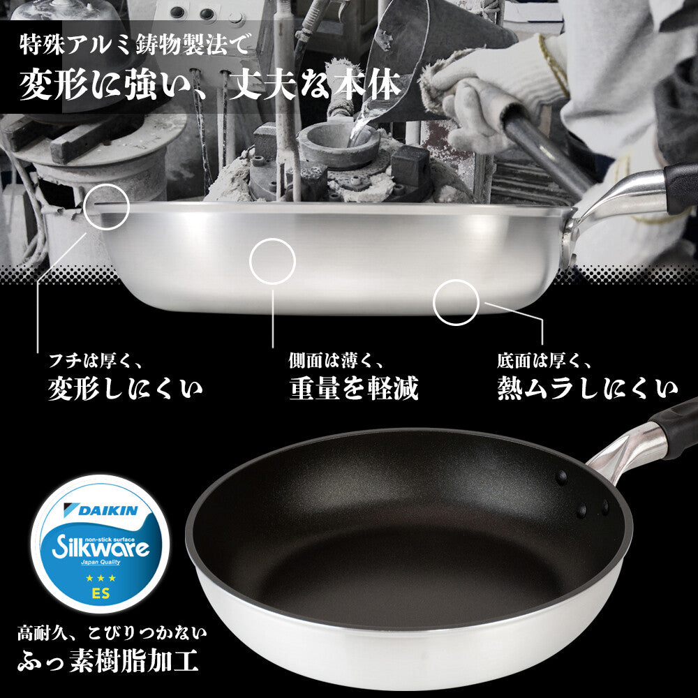 Wahei Freiz Wazaippin Nonstick Frying Pan 24cm MB-2075