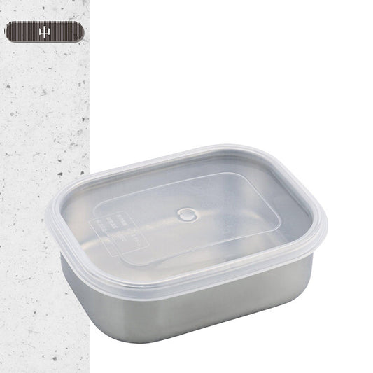 Wahei Freiz Ajimichi Stainless Steel Square Storage Container Medium AD-738