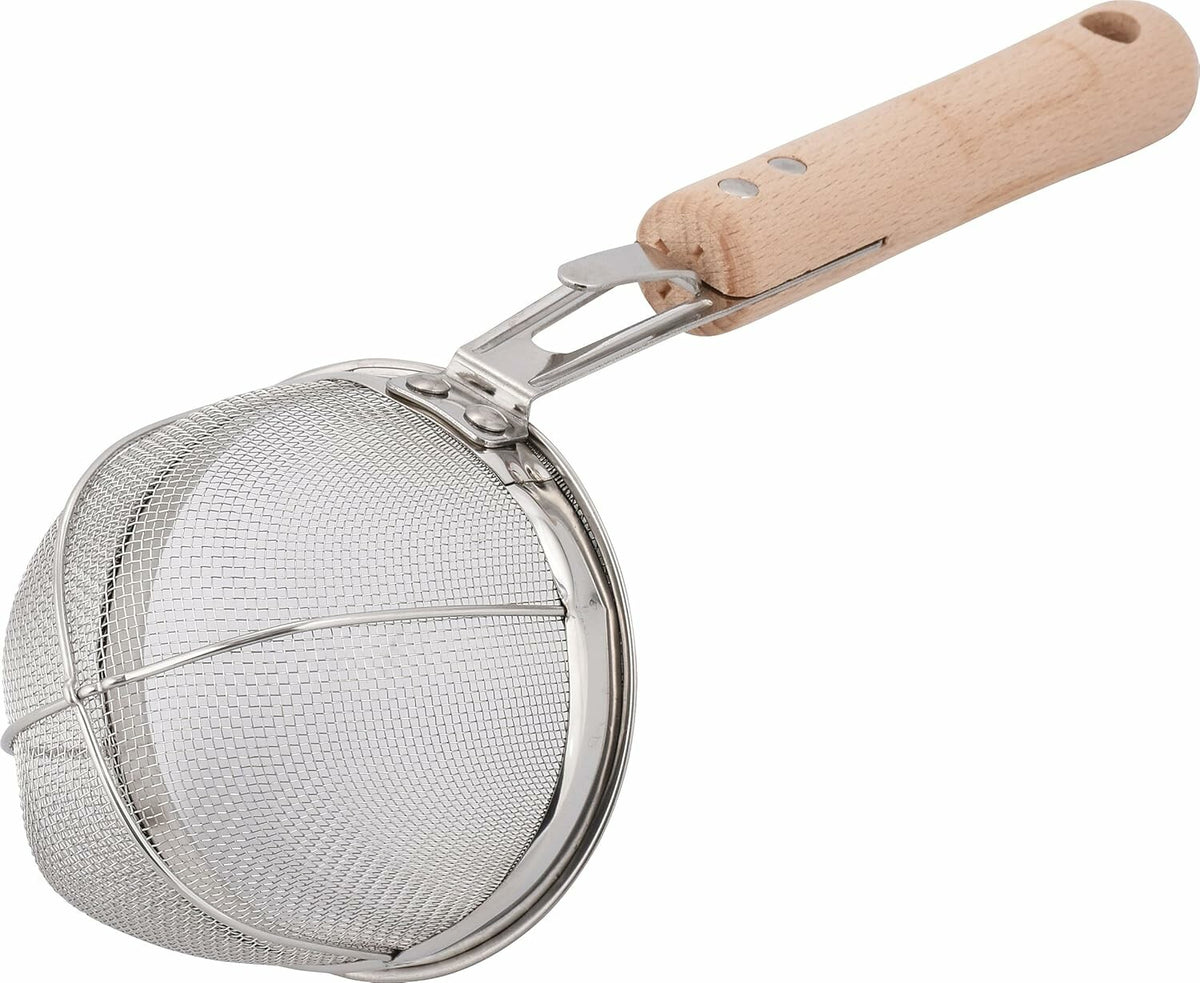 Wahei Freiz Ajido Miso Strainer with Stick Wooden Handle AD-696