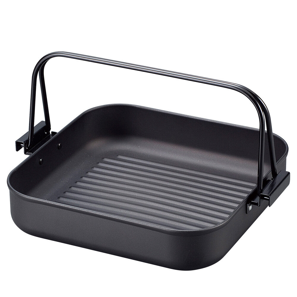 Wahei Freiz Saishokuan Iron Square Yakiniku and Sukiyaki Pan 26x26cm SM-8557