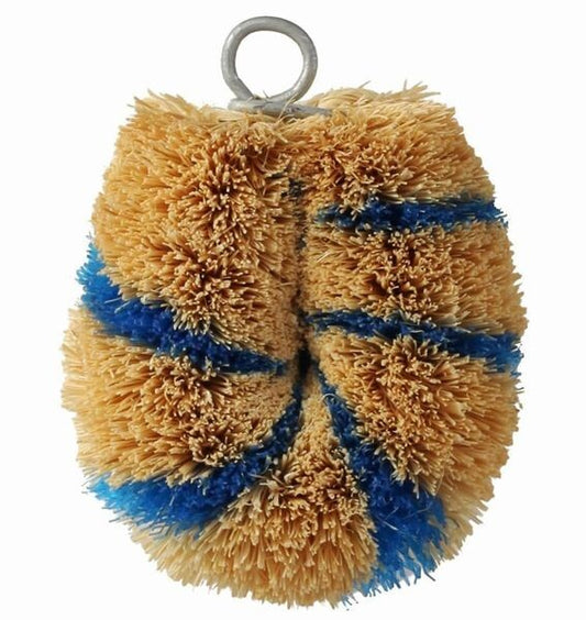 Kamenoko Tawashi Shimashima Mini Mini Scrub Brush Blue