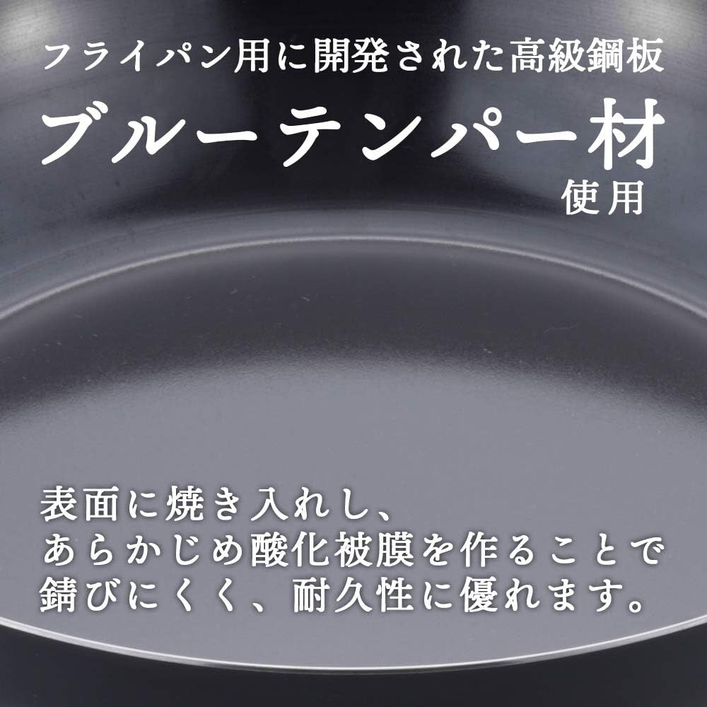 Wahei Freiz Epast Iron Frying Pan 20cm Induction Compatible MA-9956