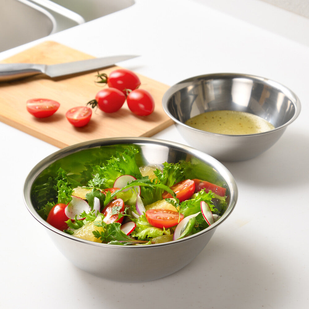 Wahei Freiz Stainless Steel Mixing Bowl & Colander 5-Piece Set A MG-0469
