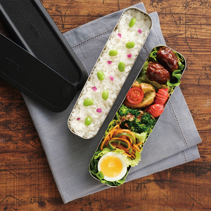 Thermos Fresh Lunch Box with Cooler Bag Chopsticks Gray Black DSA-805W