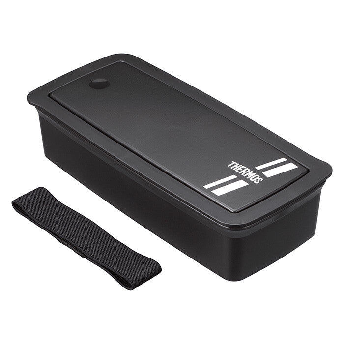 Thermos Fresh Lunch Box with Chopsticks Black Silver DJS-701