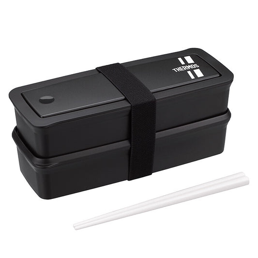 Thermos Fresh Bento Lunch Box Black Silver DJS-981W