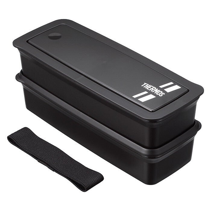Thermos Fresh Bento Lunch Box Black Silver DJS-981W