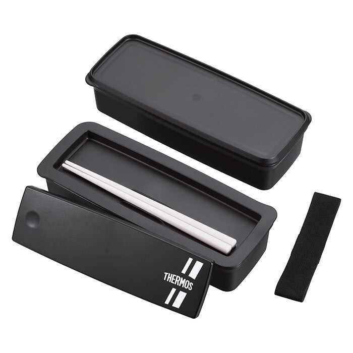 Thermos Fresh Bento Lunch Box Black Silver DJS-981W