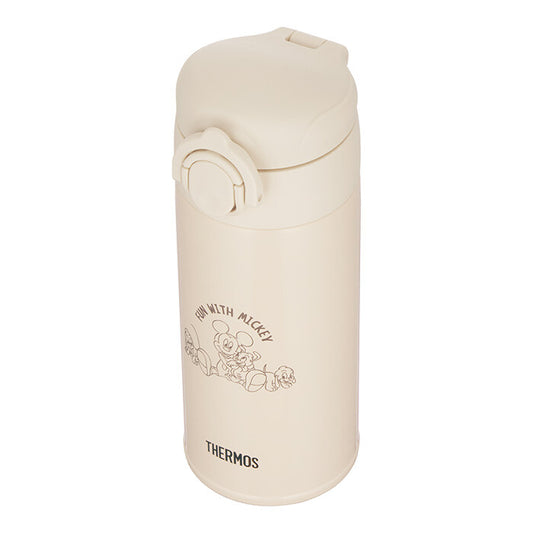 Thermos Stainless Steel Baby Formula Water Bottle Beige JPA-350DS