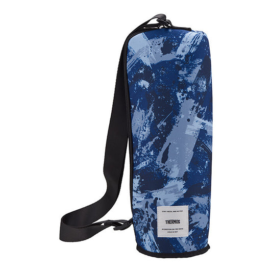 Thermos Insulated Bottle Pouch Blue Camouflage APL-1500