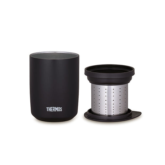 Thermos Vacuum Insulated Tea Tumbler Stone Black JTB-400FI