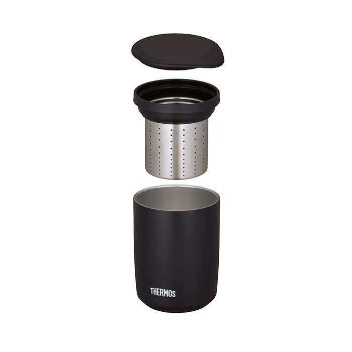 Thermos Vacuum Insulated Tea Tumbler Stone Black JTB-400FI