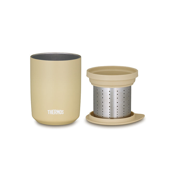 Thermos Vacuum Insulated Tea Tumbler Sand Beige JTB-400FI