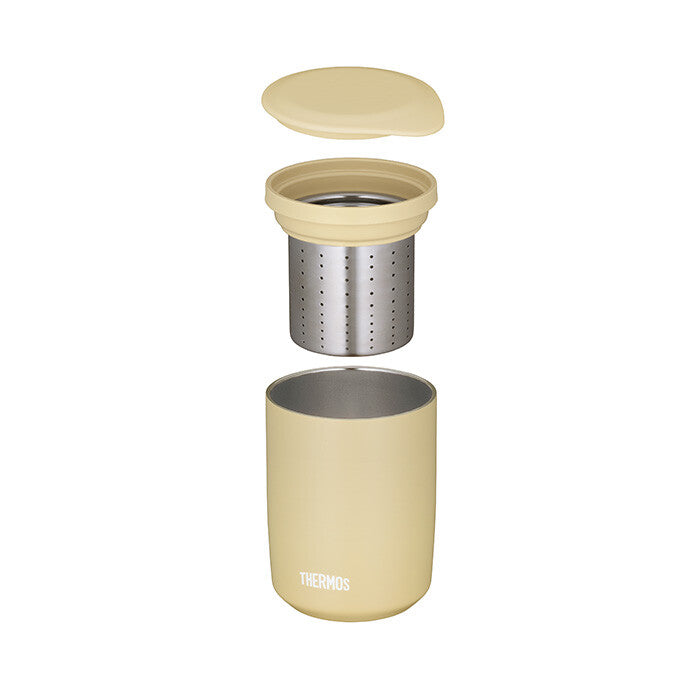 Thermos Vacuum Insulated Tea Tumbler Sand Beige JTB-400FI