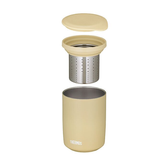 Thermos Vacuum Insulated Tea Tumbler Sand Beige JTB-500FI
