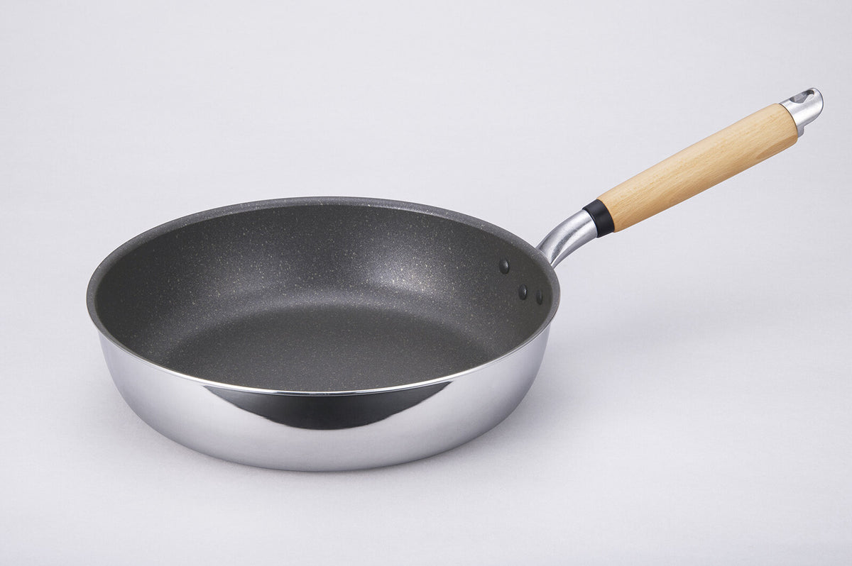 Hokuriku Aluminum Kiwami Deep IH Frying Pan 28cm A-3123