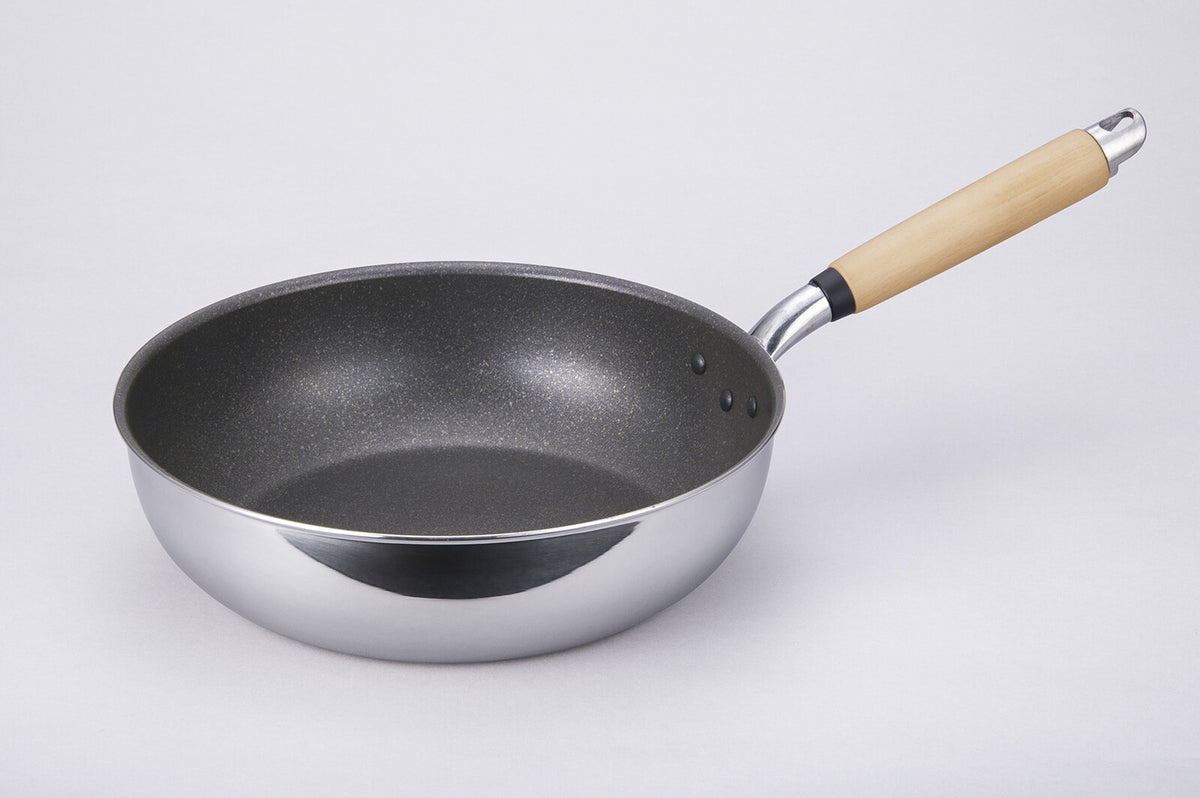 Hokuriku Aluminum Kiwami Deep IH Stir-Fry Pan 28cm A-3124