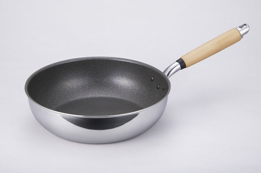 Hokuriku Aluminum Kiwami Deep IH Stir-Fry Pan 28cm A-3124
